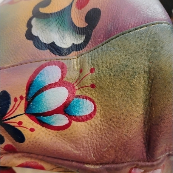 Anuschka Artistic Floral Shoulder Bag - Picture 5 of 7